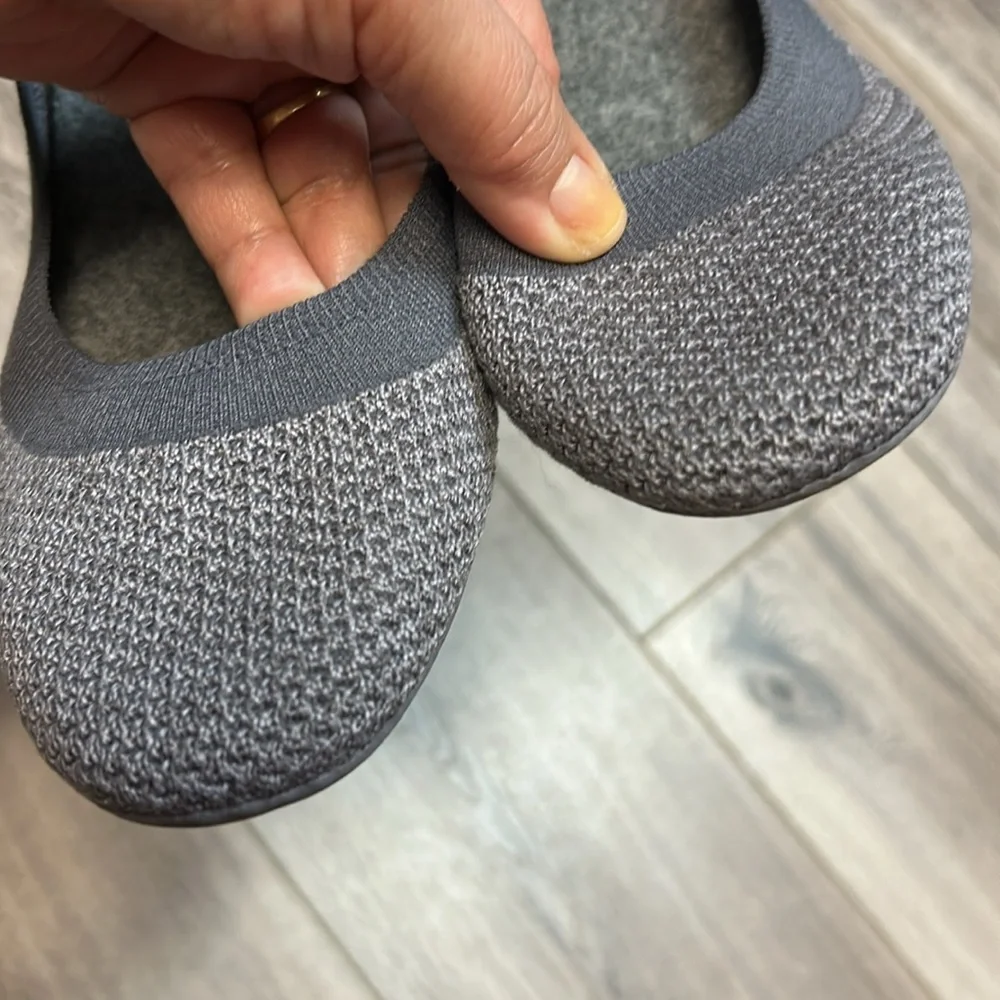 RARE Allbirds Tree Breezer Flats Seashell Gray Size 9 women - Picture 9 of 17